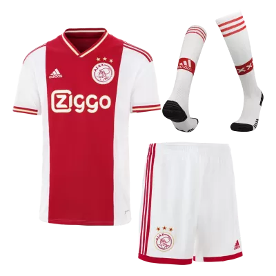 Ajax Home Full Kit 2022/23 By Adidas - jerseymallpro