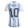 Replica Messi #10 Argentina Home Jersey 2022 By Adidas - jerseymallpro