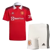 Manchester United Home Kids Jerseys Full Kit 2022/23 - jerseymallpro