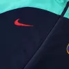 Barcelona Hoodie Tracksuit 2022/23 Green&Navy - jerseymallpro