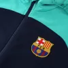 Barcelona Hoodie Tracksuit 2022/23 Green&Navy - jerseymallpro