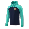 Barcelona Hoodie Tracksuit 2022/23 Green&Navy - jerseymallpro