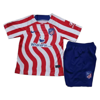 Atletico Madrid Home Kit 2022/23 By Nike Kids - jerseymallpro