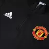 Manchester United 1/4 Zip Tracksuit 2022/23 Black - jerseymallpro