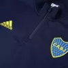 Boca Juniors 1/4 Zip Tracksuit 2022/23 Navy - jerseymallpro