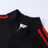 Manchester United 1/4 Zip Tracksuit 2022/23 Black - jerseymallpro