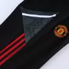 Manchester United 1/4 Zip Tracksuit 2022/23 Black - jerseymallpro