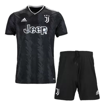 Juventus Away Kit 2022/23 By Adidas Kids - jerseymallpro