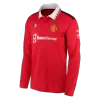 B.FERNANDES #8 Manchester United Home Long Sleeve Soccer Jersey 2022/23 - jerseymallpro