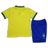 Brazil Home Kit 2022 By Nike Kids - jerseymallpro