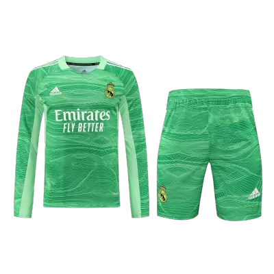 Real Madrid Goalkeeper Long Sleeve Jerseys Kit 2021/22 - jerseymallpro