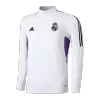 Real Madrid 1/4 Zip Tracksuit 2022/23 White - jerseymallpro