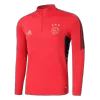 Ajax 1/4 Zip Tracksuit 2022/23 Kids Red - jerseymallpro