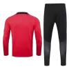 Liverpool 1/4 Zip Tracksuit 2022/23 Red - jerseymallpro