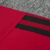 Manchester United 1/4 Zip Tracksuit 2022/23 Red - jerseymallpro