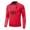 Liverpool 1/4 Zip Tracksuit 2022/23 Red - jerseymallpro