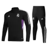 Real Madrid 1/4 Zip Tracksuit 2022/23 Black - jerseymallpro