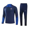 PSG 1/4 Zip Tracksuit 2022/23 Navy - jerseymallpro