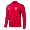 Bayern Munich 1/4 Zip Tracksuit 2022 Kids Red - jerseymallpro