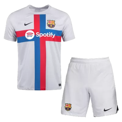 Barcelona Third Away Kids Jerseys Kit 2022/23 - jerseymallpro