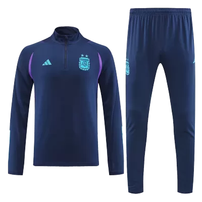 Argentina 1/4 Zip Tracksuit 2022 Royal - jerseymallpro