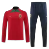 Portugal 1/4 Zip Tracksuit 2022 Red - jerseymallpro