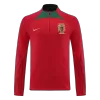 Portugal 1/4 Zip Tracksuit 2022 Red - jerseymallpro