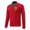 Portugal 1/4 Zip Tracksuit 2022 Red - jerseymallpro