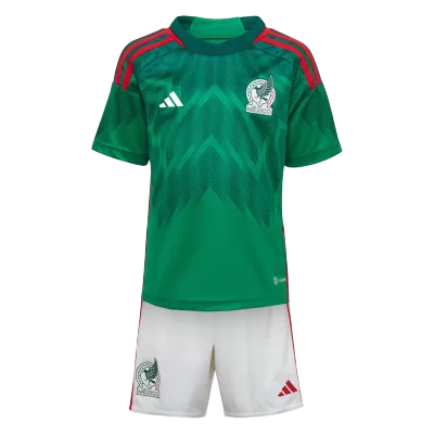 Mexico Home World Cup Kids Jerseys Kit 2022 - jerseymallpro