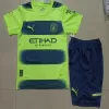 Manchester City Third Away Kids Jerseys Full Kit 2022/23 - jerseymallpro