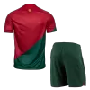 Portugal Home World Cup Jerseys Kit 2022 - jerseymallpro