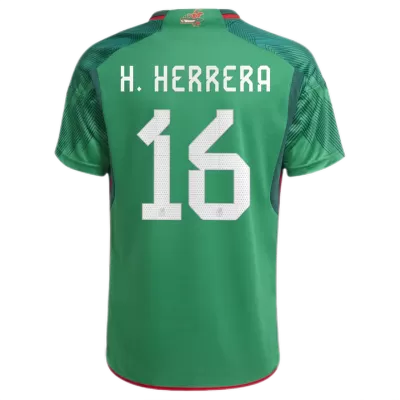 H.HERRERA #16 Mexico Home Jersey World Cup 2022 - jerseymallpro