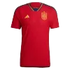 Spain Home Authentic Jersey World Cup 2022 - jerseymallpro