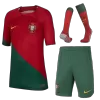 Portugal Home Kids Jerseys Full Kit 2022/23 - jerseymallpro