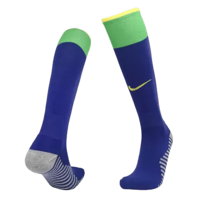 Brazil Home Soccer Socks 2022 Kids - jerseymallpro