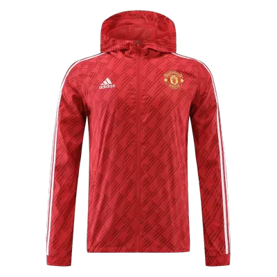 Manchester United Windbreaker Hoodie Jacket 22/23 - jerseymallpro