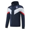 PSG Hoodie Windbreaker Jacket 2022/23 - Navy&White - jerseymallpro