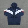 PSG Hoodie Windbreaker Jacket 2022/23 - Navy&White - jerseymallpro