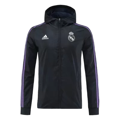 Real Madrid Windbreaker Hoodie Jacket 22/23 - jerseymallpro