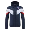 PSG Hoodie Windbreaker Jacket 2022/23 - Navy&White - jerseymallpro