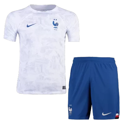 France Away Kids Jerseys Kit 2022 - jerseymallpro