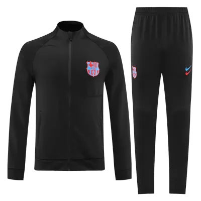 Barcelona Jacket Tracksuit 2022/23 Black - jerseymallpro