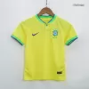 Brazil Home Kit 2022 By Nike Kids - jerseymallpro