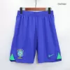 Brazil Home Shorts By Nike 2022 - jerseymallpro