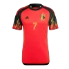 DE BRUYNE #7 Belgium Home Authentic Jersey World Cup 2022 - jerseymallpro