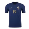 BENZEMA #19 France Home Authentic Jersey World Cup 2022 - jerseymallpro