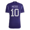 Messi #10 Argentina Away Jersey Shirt World Cup 2022 - jerseymallpro