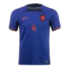 VIRGIL #4 Netherlands Away Jersey Shirt World Cup 2022 - jerseymallpro