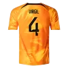 VIRGIL #4 Netherlands Home Authentic Jersey World Cup 2022 - jerseymallpro