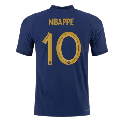 MBAPPE #10 France Home Authentic Jersey World Cup 2022 - jerseymallpro